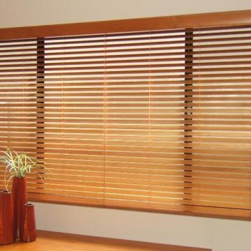 50mm timber venetian blinds across 3 windows