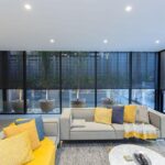 roller-charcoal-screen-day-blinds-half-up