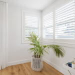 Plantation Shutters Corner Window