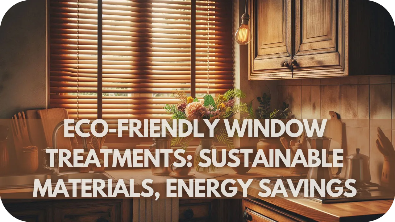 Window Treatments for Eco-Friendly Homes: Sustainable Materials and Energy-Efficient Designs
