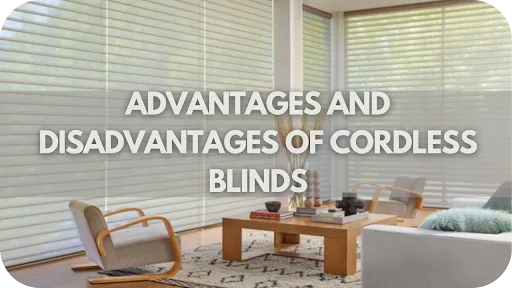 Advantages and Disadvantages of Cordless Blinds