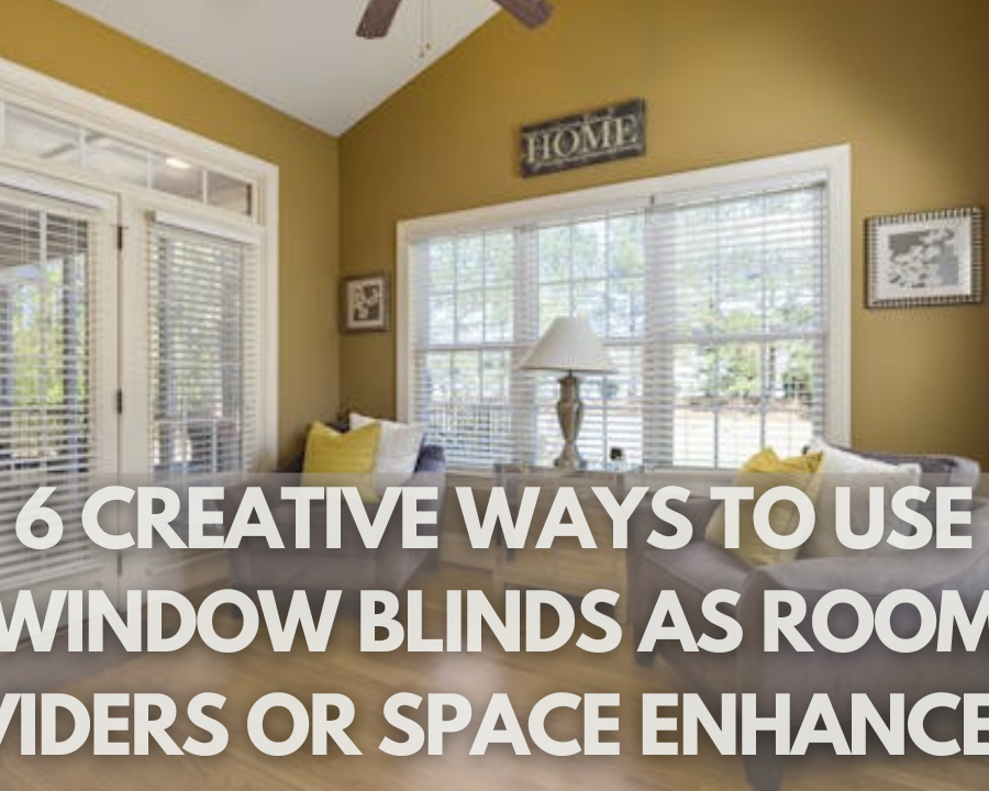 6 Creative Ways to Use Window Blinds as Room Dividers or Space Enhancers